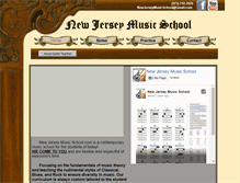 Tablet Screenshot of newjerseymusicschool.com